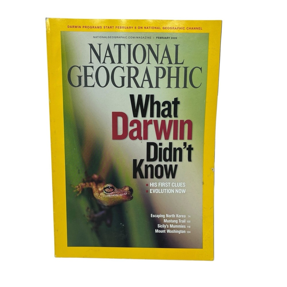 National Geographic Magazine February 2009 What‎ Darwin Didn't Know , Sicily +
